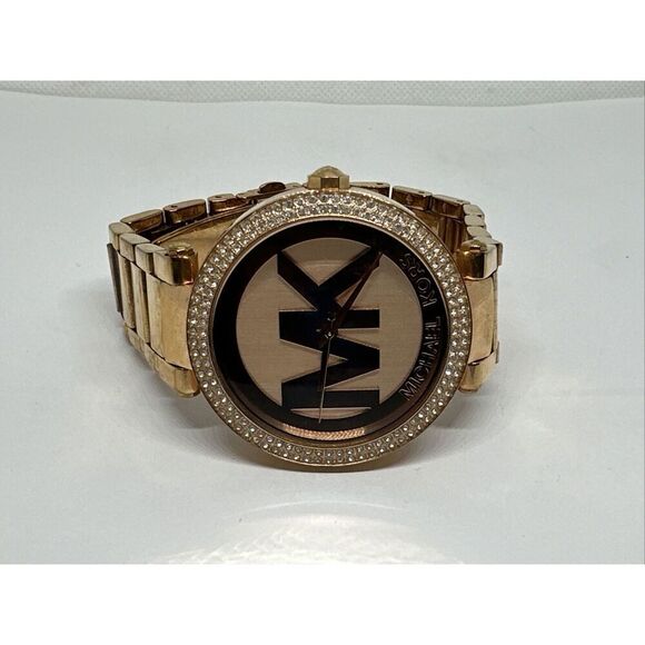 Michael Kors Parker MK5865 Women Rose Gold Analog Dial Quartz Wrist Watch NUL39 main image 5
